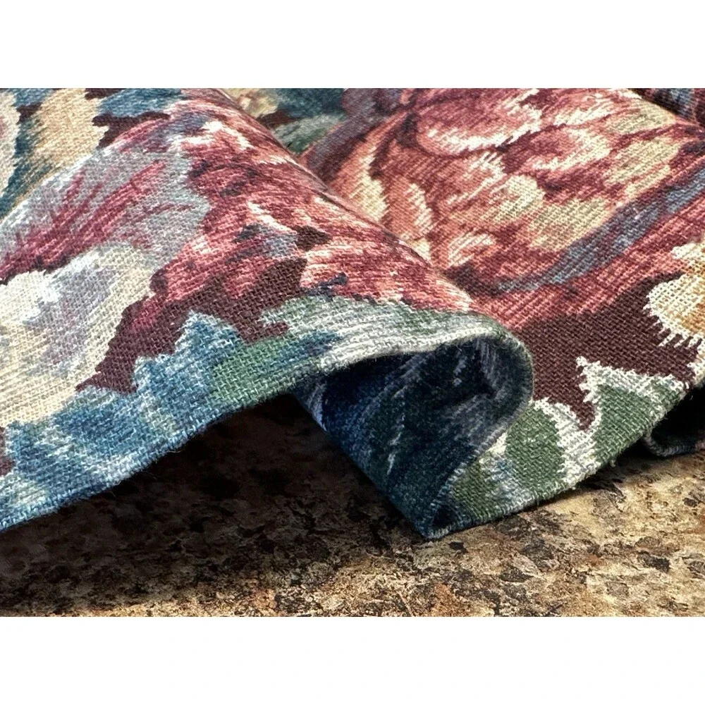 Vintage 3  Curtron 80” x 14”  Valance Floral Tapestry CottageCore Grannycore